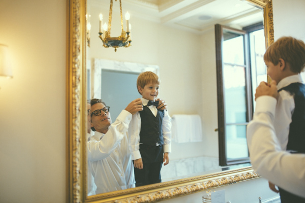 intimate wedding in Florence, Italy, photos by Italian wedding photographers Alessandro and Veronica Roncaglione | via junebugweddings.com