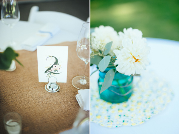 laid-back summer wedding with photos by Amanda Marie Studios | via junebugweddings.com