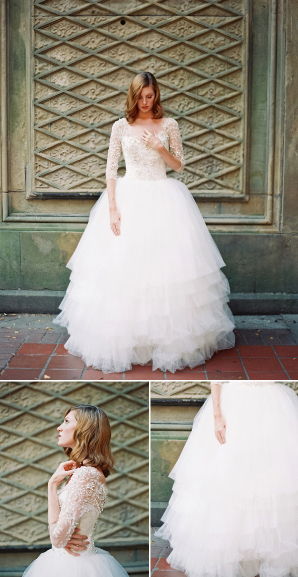 wedding dress trends – tulle wedding dresses from fall 2014 bridal market | junebugweddings.com