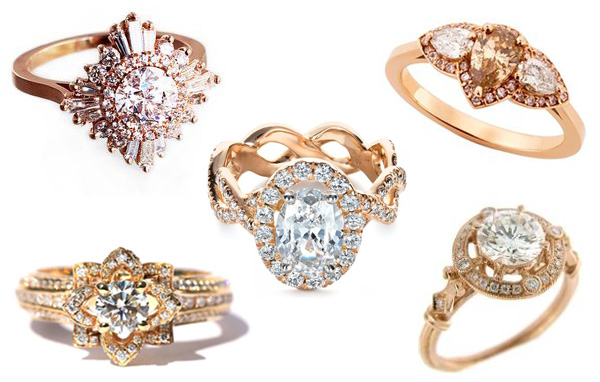 unique engagement rings with personality | via junebugweddings.com