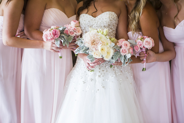 blush and gold california wedding at private family estate, wedding photos by D. Park Photography | via junebugweddings.com