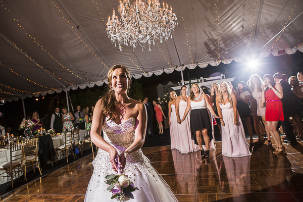 blush and gold california wedding at private family estate, wedding photos by D. Park Photography | via junebugweddings.com