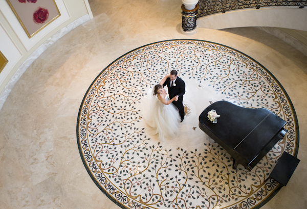 blush and gold california wedding at private family estate, wedding photos by D. Park Photography | via junebugweddings.com