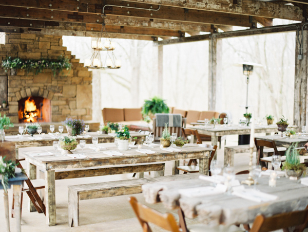 romantic pastoral wedding on a Tennessee farm with photos by Erich McVey | via junebugweddings.com