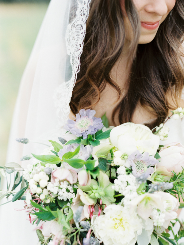 romantic pastoral wedding on a Tennessee farm with photos by Erich McVey | via junebugweddings.com