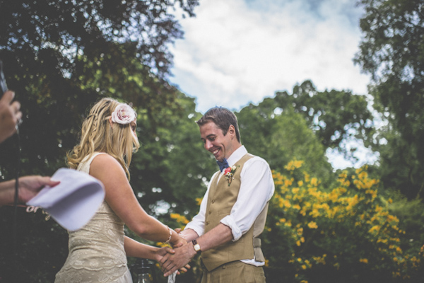 vintage inspired garden wedding in Ireland, photos by Savo Photography | via junebugweddings.com