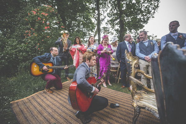 vintage inspired garden wedding in Ireland, photos by Savo Photography | via junebugweddings.com