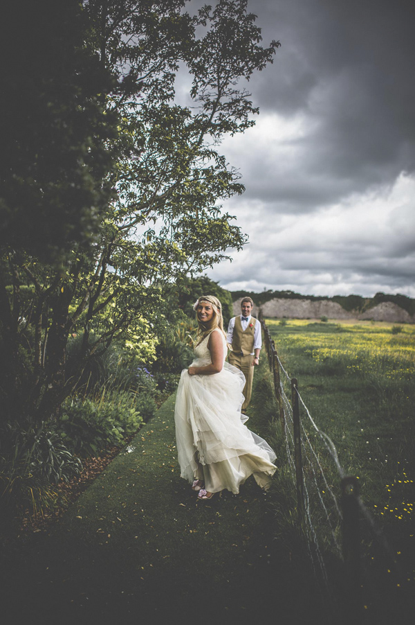 vintage inspired garden wedding in Ireland, photos by Savo Photography | via junebugweddings.com