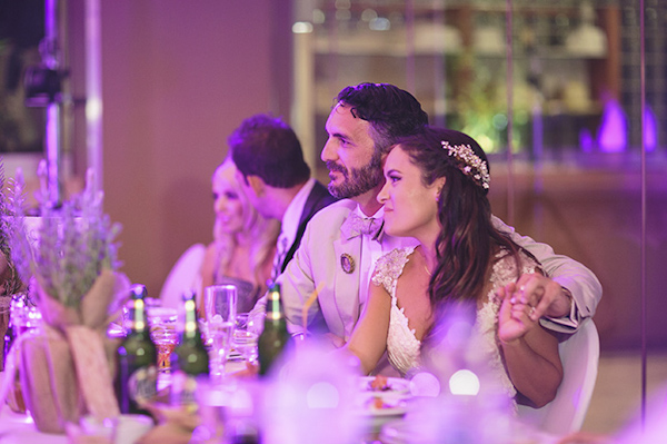 rehearsal dinner and wedding photos of destination wedding in Greece by Adam Alex | via junebugweddings.com