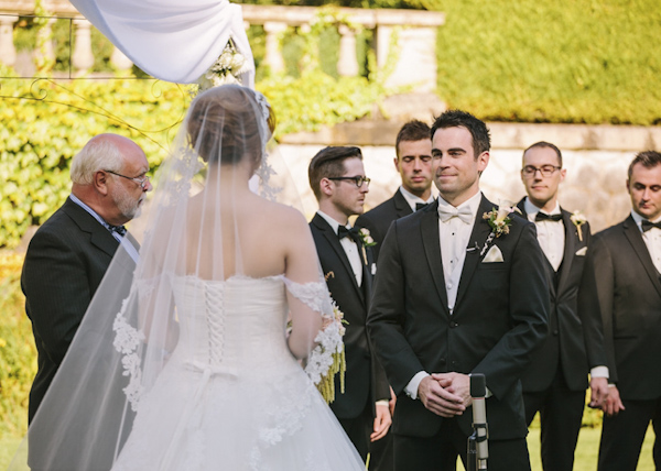 castle wedding at Victoria, British, wedding photo by Ophelia Photography | via junebugweddings.com