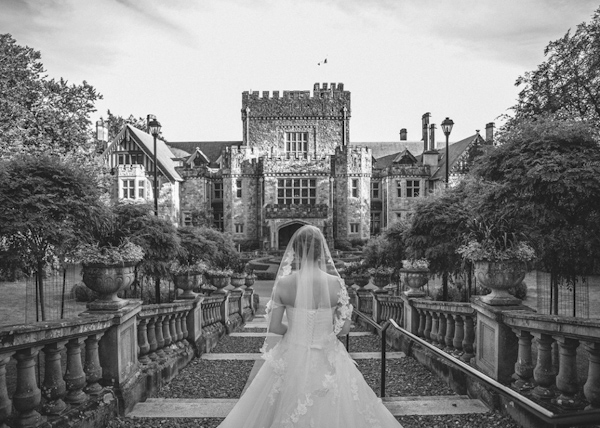 castle wedding at Victoria, British, wedding photo by Ophelia Photography | via junebugweddings.com