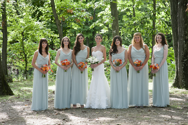 woodland wedding at Benmarl Winery, New York, photo by Richard Israel | via junebugweddings.com