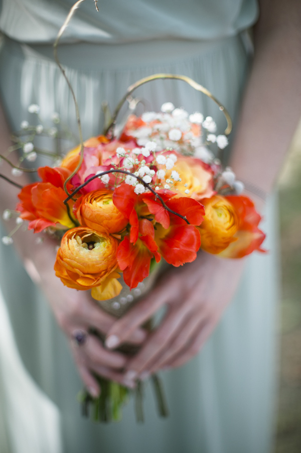 woodland wedding at Benmarl Winery, New York, photo by Richard Israel | via junebugweddings.com