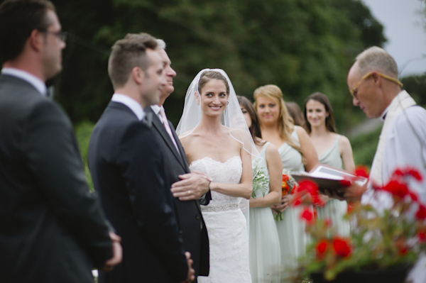 woodland wedding at Benmarl Winery, New York, photo by Richard Israel | via junebugweddings.com