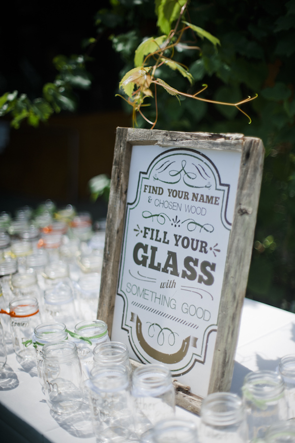 woodland wedding at Benmarl Winery, New York, photo by Richard Israel | via junebugweddings.com