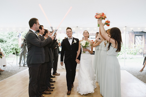 woodland wedding at Benmarl Winery, New York, photo by Richard Israel | via junebugweddings.com