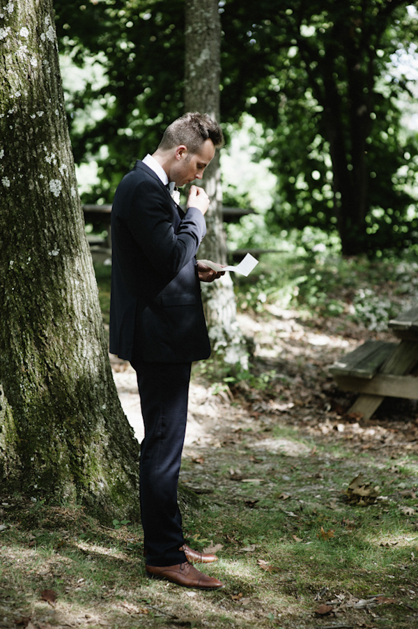 woodland wedding at Benmarl Winery, New York, photo by Richard Israel | via junebugweddings.com