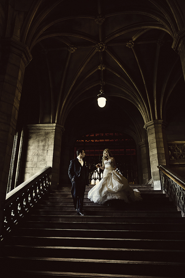 wedding portrait of bride and groom by Dmitri Markine | via junebugweddings.com