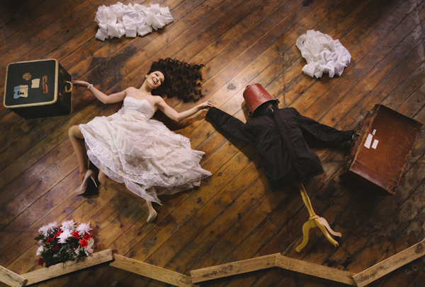 wedding portrait of bride by Ryan Brenizer Photography | via junebugweddings.com