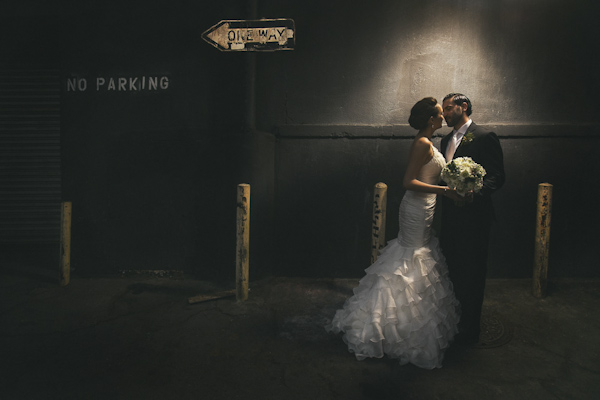 wedding portrait of bride and groom by Brian Callaway of Callaway Gable | via junebugweddings.com