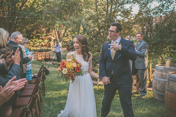 autumnal backyard wedding in Granite Bay, California with photos by Kris Holland Photography | junebugweddings.com (19)