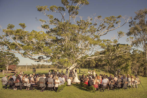 natural green and yellow wedding at Yandida Station, Australia, photo by Studio Impressions | via junebugweddings.com