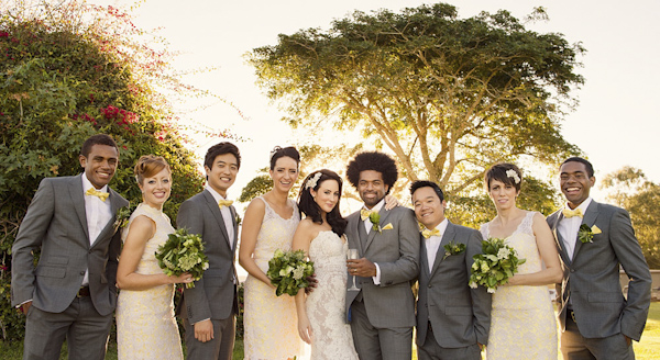 natural green and yellow wedding at Yandida Station, Australia, photo by Studio Impressions | via junebugweddings.com