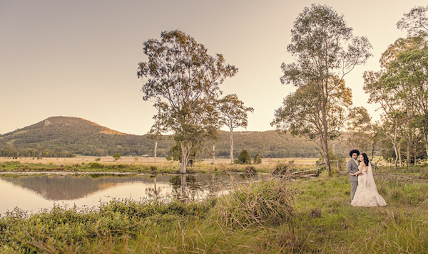 natural green and yellow wedding at Yandida Station, Australia, photo by Studio Impressions | via junebugweddings.com