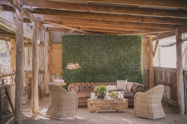 natural green and yellow wedding at Yandida Station, Australia, photo by Studio Impressions | via junebugweddings.com