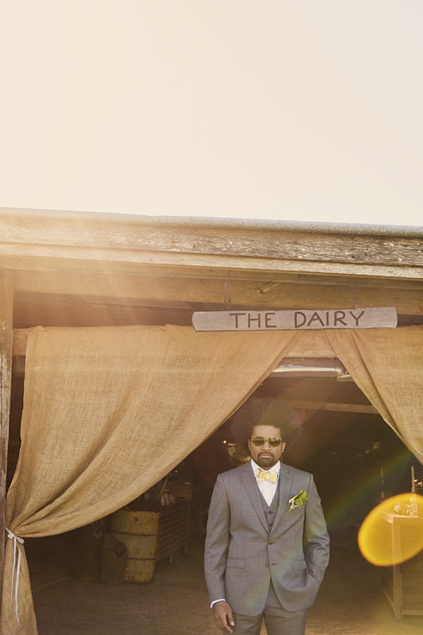 natural green and yellow wedding at Yandida Station, Australia, photo by Studio Impressions | via junebugweddings.com