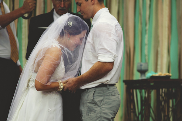 rain on wedding day at Glen Venue, Florida, photo by Jason Mize | via junebugweddings.com