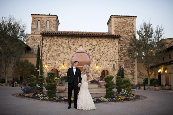 romantic Italian villa inspired wedding in Florida, photo by Kristen Weaver Photography | via junebugweddings.com