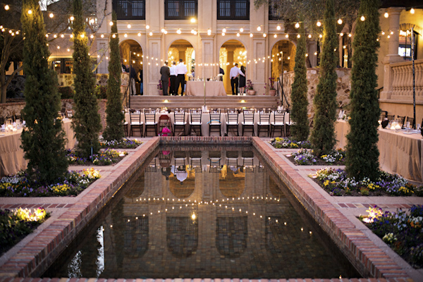 romantic Italian villa inspired wedding in Florida, photo by Kristen Weaver Photography | via junebugweddings.com