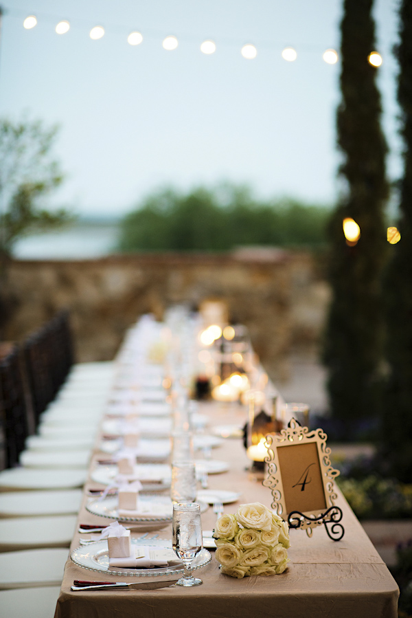 romantic Italian villa inspired wedding in Florida, photo by Kristen Weaver Photography | via junebugweddings.com