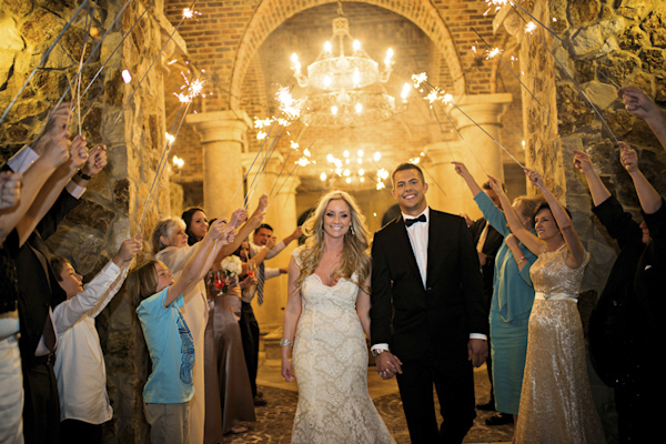 romantic Italian villa inspired wedding in Florida, photo by Kristen Weaver Photography | via junebugweddings.com