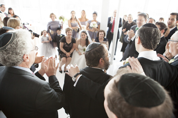 elegant wedding at Studio450 in New York, photo by Karen Hill Photography | via junebugweddings.com