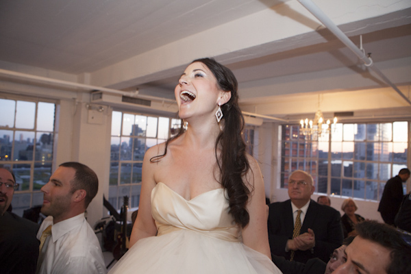 elegant wedding at Studio450 in New York, photo by Karen Hill Photography | via junebugweddings.com