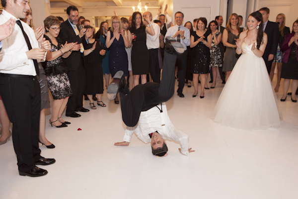 elegant wedding at Studio450 in New York, photo by Karen Hill Photography | via junebugweddings.com