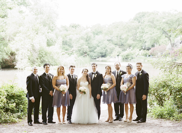 elegant wedding at Studio450 in New York, photo by Karen Hill Photography | via junebugweddings.com