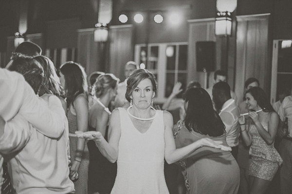 bright yellow and orange summer wedding in Atlanta, photo by Paperlily Photography | via junebugweddings.com