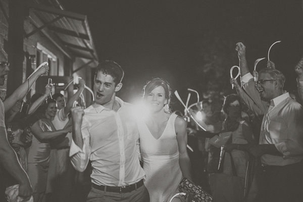 bright yellow and orange summer wedding in Atlanta, photo by Paperlily Photography | via junebugweddings.com