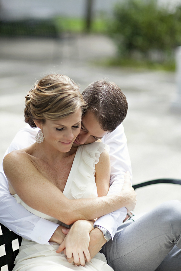 bright yellow and orange summer wedding in Atlanta, photo by Paperlily Photography | via junebugweddings.com