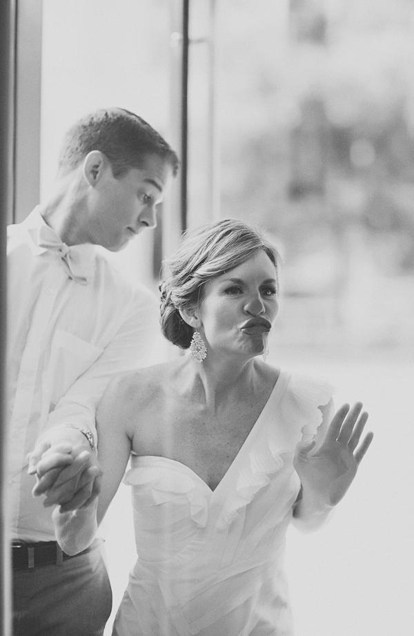 bright yellow and orange summer wedding in Atlanta, photo by Paperlily Photography | via junebugweddings.com