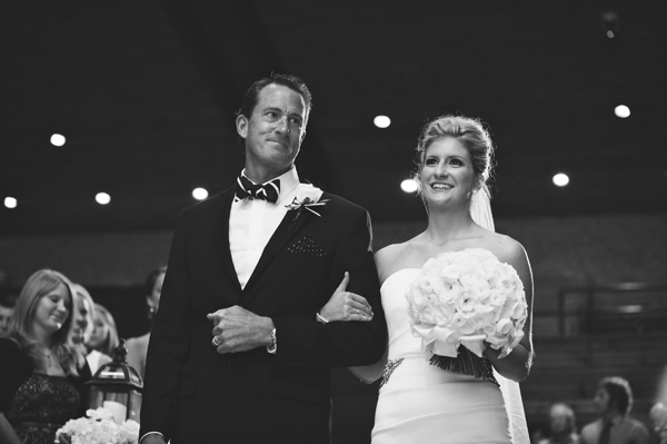 modern elegant gold and black wedding at Legend at Bergamont, photo by DWJohnson Studio | via junebugweddings.com