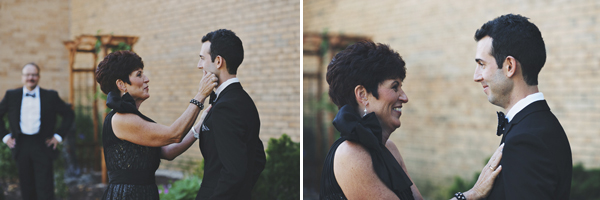 modern elegant gold and black wedding at Legend at Bergamont, photo by DWJohnson Studio | via junebugweddings.com