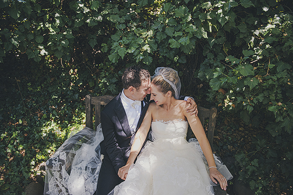 organic outdoor summer wedding at Holly Farm - photo by Lisa Lefringhouse Photography | via junebugweddings.com