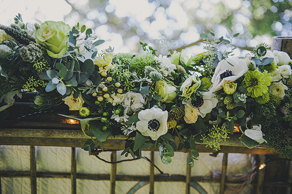 organic outdoor summer wedding at Holly Farm - photo by Lisa Lefringhouse Photography | via junebugweddings.com