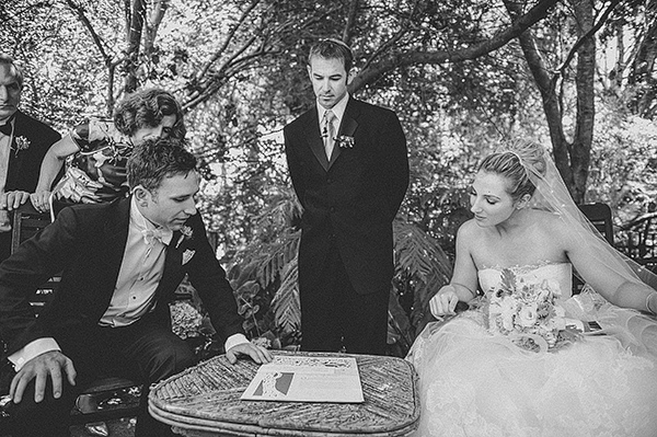 organic outdoor summer wedding at Holly Farm - photo by Lisa Lefringhouse Photography | via junebugweddings.com