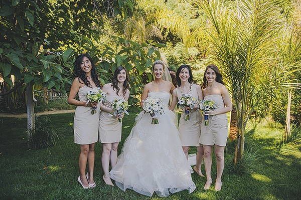 organic outdoor summer wedding at Holly Farm - photo by Lisa Lefringhouse Photography | via junebugweddings.com