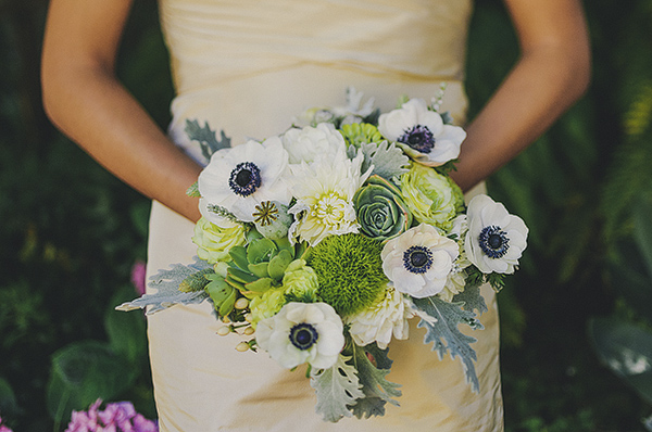 organic outdoor summer wedding at Holly Farm - photo by Lisa Lefringhouse Photography | via junebugweddings.com